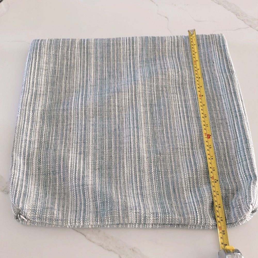 Four custom made pillow covers. Never used.  Thick quality material.